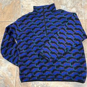 Vintage Multicoloured Sherpa